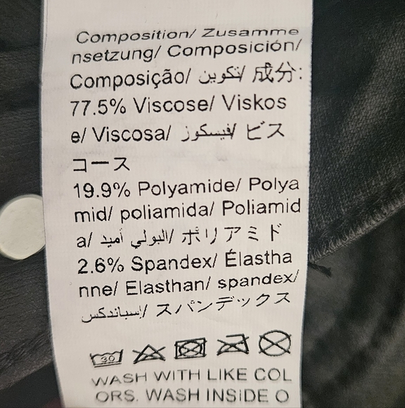 SHEIN Curve Plus Faux Leather Straight Leg Pants - Picture 7 of 8